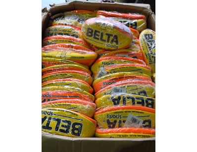 Belta Sports mini inflatable footballs 4 x boxes
