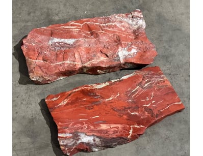 Two Large Red Agate Rocks

Sold As Lot

