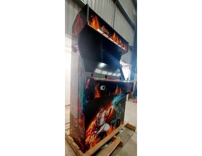 Arcade Cabinet Emulator, Street Fighter Decal, Inc...