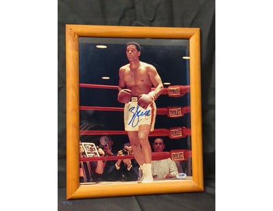 A FRAMED, AUTOGRAPHED PHOTOGRAPH OF ACTOR WILL SMI...