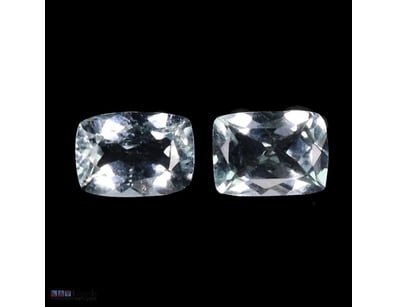 NATURAL 1.75CT ANTIQUE FACET GREENISH BLUE AQUAMAR...