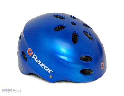 Razor V17 Youth Helmet Blue - New