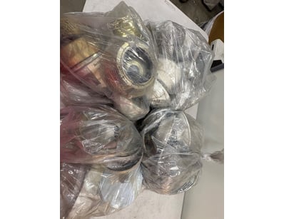 Assorted ceiling/industrial fan parts

SOLD AS LOT...