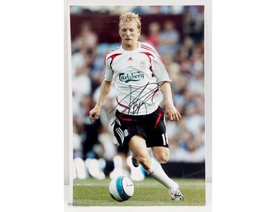 XABI ALONSO HAND SIGNED LIVERPOOL FC SOCCER/FOOTBA...