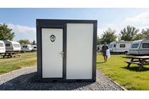 Square Shower & Toilet Block FEATURES: