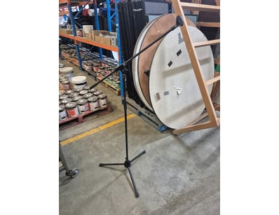 Microphone stand, Black finish


