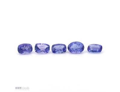 5.80CT TSW X 5, NATURAL TANZANITES     

Oval Cut,...