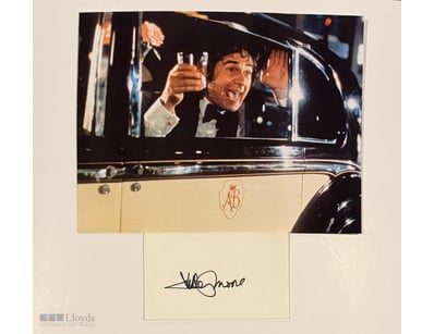 DUDLY MORE SIGNED INDEX CARD

Dudly Moore Personal...