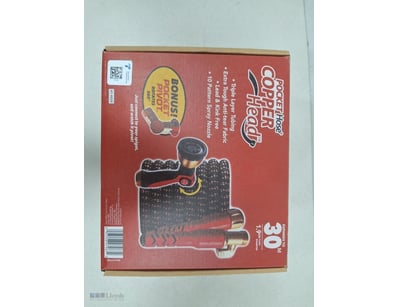 Pocket Hose, Copper Head, 1.9cm Flow Diameter, 30m...