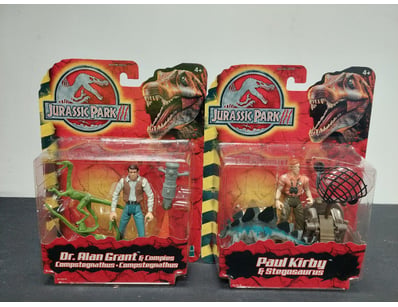 JURASSIC PARK III ACTION FIGURE SET - DR. ALAN GRA...