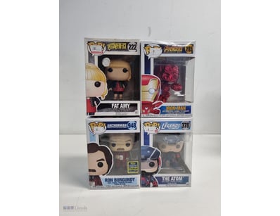 FUNKO POP VINYL FIGURE COLLECTION - FOUR BOXED FIG...