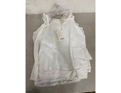 Lot Of women’s white lace bedtime tops. White colo...