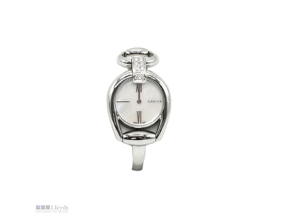 GUCCI STAINLESS STEEL 28MM HORSEBIT QUARTZ WATCH

...