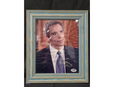 AUTOGRAPHED PHOTOGRAPH OF BEN STILLER.

Item Size:...