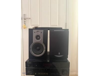 PIONEER Multi Channel Receiver with YAMAHA Speaker...