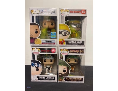 FUNKO POP VINYL COLLECTION - FOUR BOXED FIGURES (W...