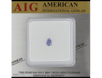 0.81CT NATURAL TANZANITE     

Pear Faceted Cut, V...