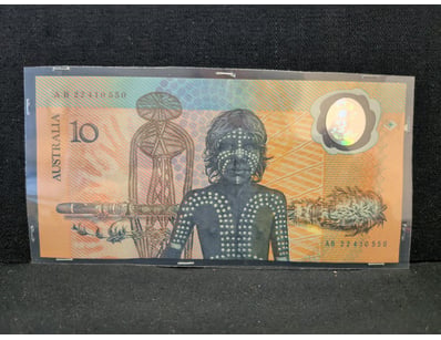 AUSTRALIA $10 POLYMER BANKNOTE

Australian $10 P...
