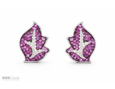 NATURAL SRI LANKAN SAPPHIRE EARRINGS ON 925 SILVER...