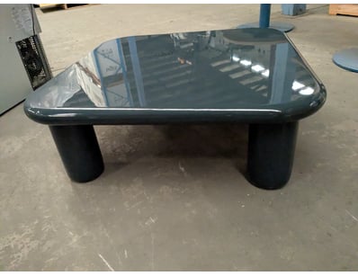 Modern designer coffee table featuring a striking ...