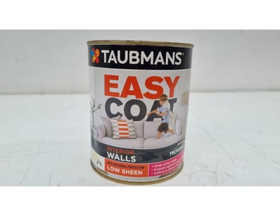 Taubmans Easy Coat interior wall paint, 1L tin. Hi...