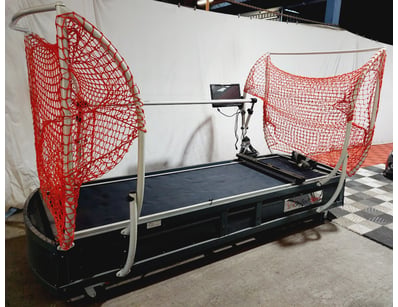 SkyTechSport indoor ski and snowboard simulator.

...