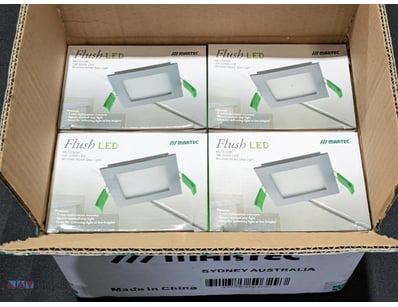 RRP $479.40 BULK LOT - QTY 12 Martec Flush 3000K L...