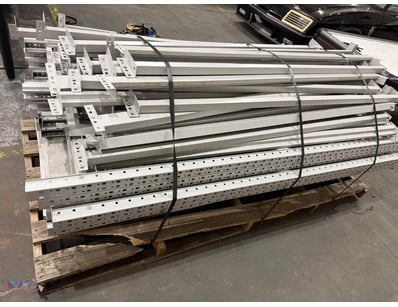 Shelving unit, Metal, multiple units, grey colour....