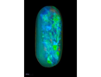 1.4 CARATS CRYSTAL OPAL FROM LIGHTNING RIDGE. 12X5...