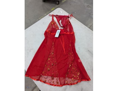 RRP:$55.95, Purr-fect Babydoll with g string, red,...