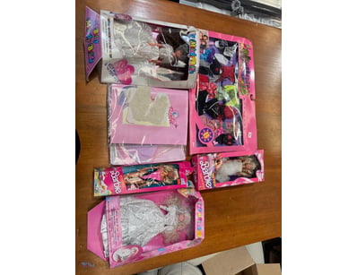 Vintage Barbie doll collection comprising multiple...