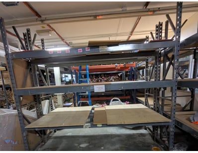Industrial Racking ONLY

Note: All contents curren...
