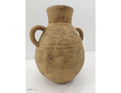 terracotta two-handled 36cm x 26cm amphora Vase fe...