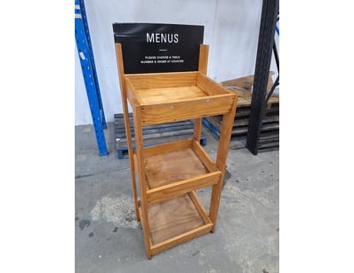Food Stall, Timber Style

Dimensions H:141cm W:53c...