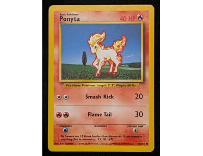 PONYTA POKÉMON TRADING CARD - BASE SET #60/102

...