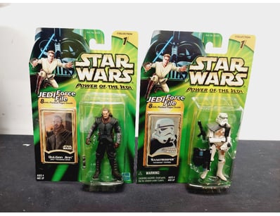STAR WARS POWER OF THE JEDI ACTION FIGURE COLLECTI...