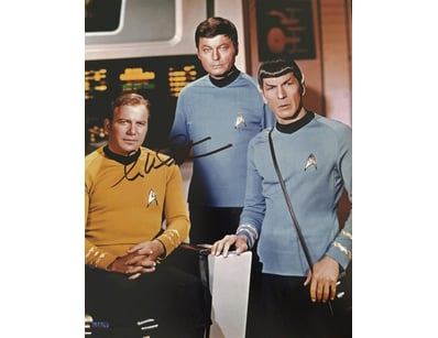 WILLIAM SHATNER SIGNED STAR TREK PHOTO 

William S...