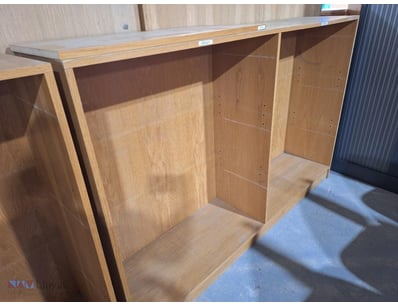x2 Storage Cupboard, Timber Style, Natural Finish
...