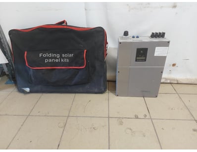 portable folding solar panel kit with carry case, ...