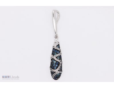 NATURAL SRI LANKAN SAPPHIRE PENDANT ON 925 SILVER ...