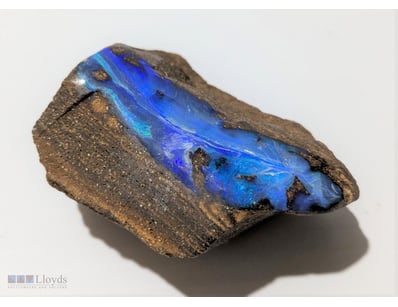 AUSTRALIAN BOULDER OPAL SAMPLE 6CM LONG, BRIGHT FL...