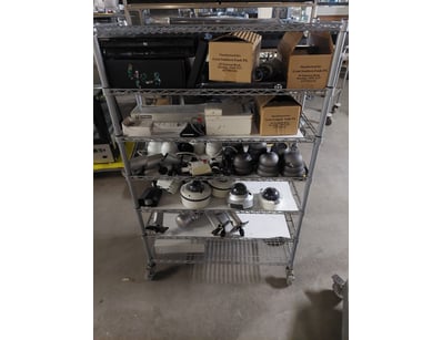 Industrial mobile shelving unit manufactured for G...
