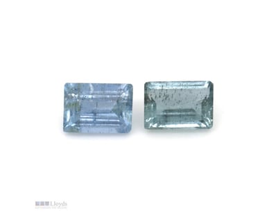 2.12CT TSW X 2, NATURAL BERYL AQUAMARINES     

Em...