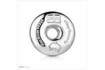 "CPG Round Doughnut Cast Silver Bullion Bar -