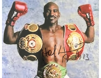 EVANDER HOLYFIELD SIGNED BOXING PHOTO

Evander Hol...