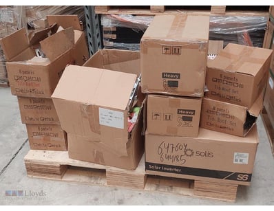 Assorted lot including, solis PV inverter S6-GR3P5...