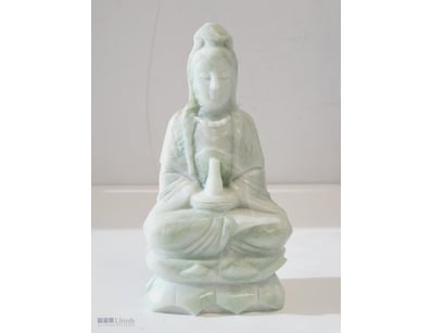 JADE GUANYIN FIGURE CARVING

Item Size: Height: 18...