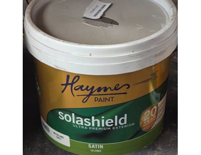Haymes paint, solashield, ultra premium exterior, ...