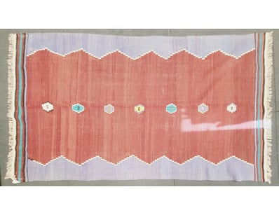 HANDMADE KILIM WOOL RUG KONYA KILIM

Item Size: He...