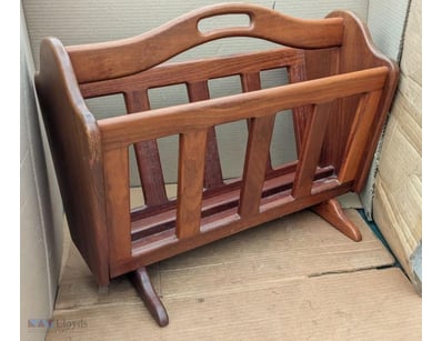 Vintage Wooden Magazine Newspaper Rack, Size 53Cml...